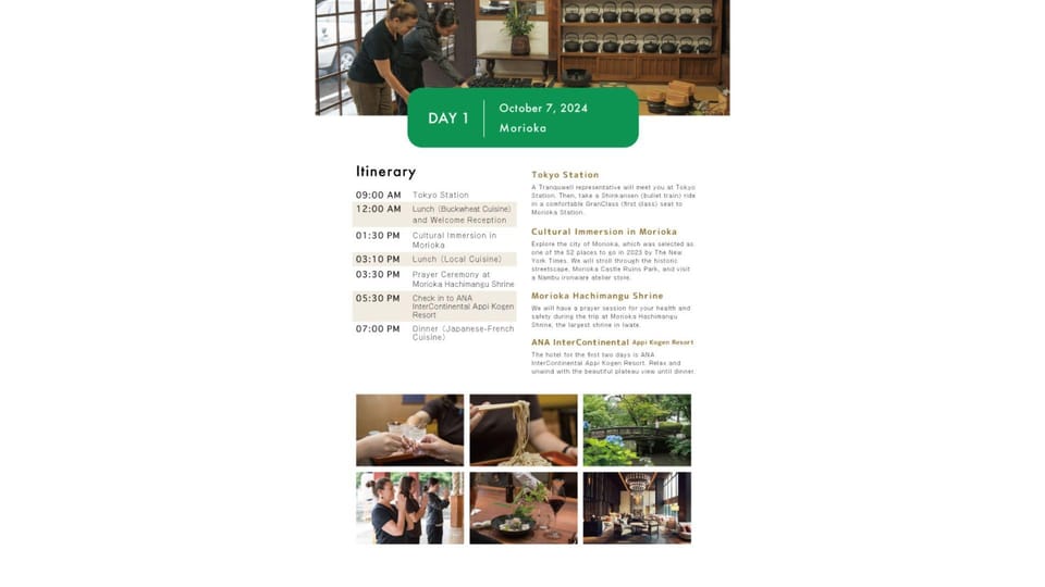 5-Day Luxury Wellness Retreat Tour in Tohoku, Japan - Transportation Provided