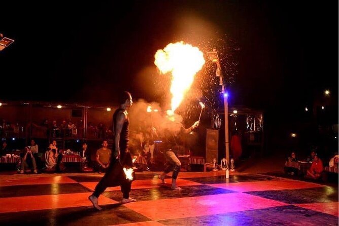 Abu Dhabi Desert Safari BBQ Dinner Live Shows Pick & Drop More - Traditional Arabic Attire and Henna