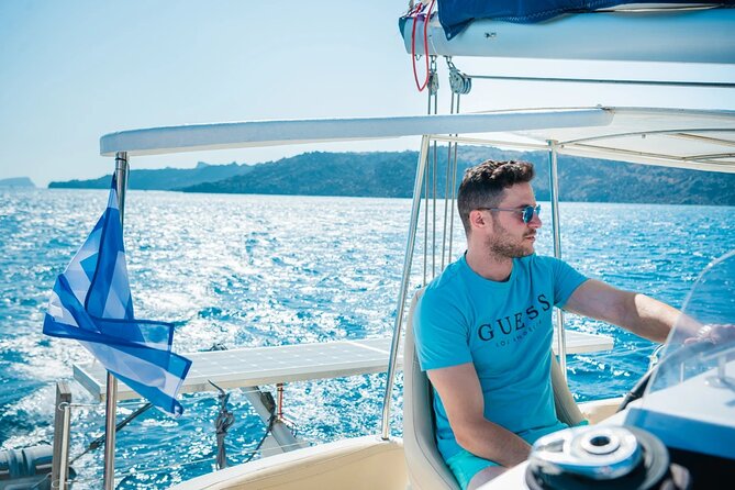 Best of Santorini Private Half-Day Catamaran Cruise With Transfer and Meal - Booking and Accessibility Details