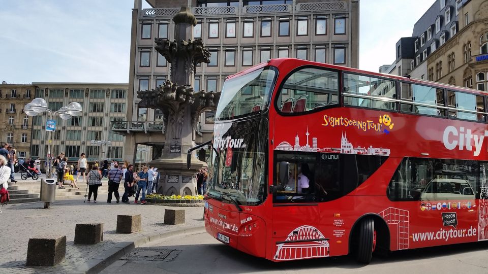 Cologne: 24h Hop-On Hop-Off Sightseeing Bus Ticket - Audio Guide Commentary