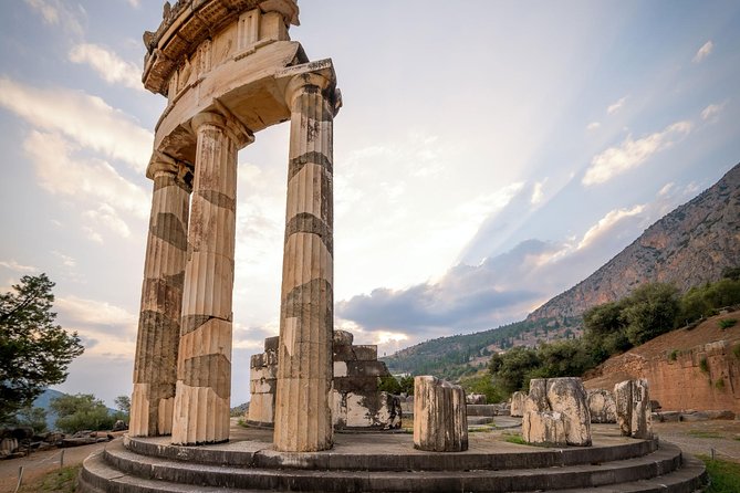 Delphi Full Day Private Trip From Athens With Lunch Overlooking the Sea - Delphi Archaeological Site