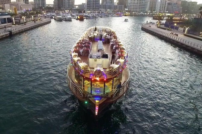 Dubai Marina Dinner Cruise With Live Shows - Booking and Reservation Options