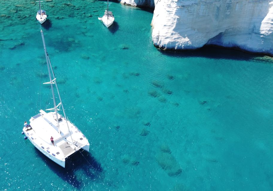 Full Day Small-Group Cruise in Milos & Poliegos With Lunch - Dining and Refreshments