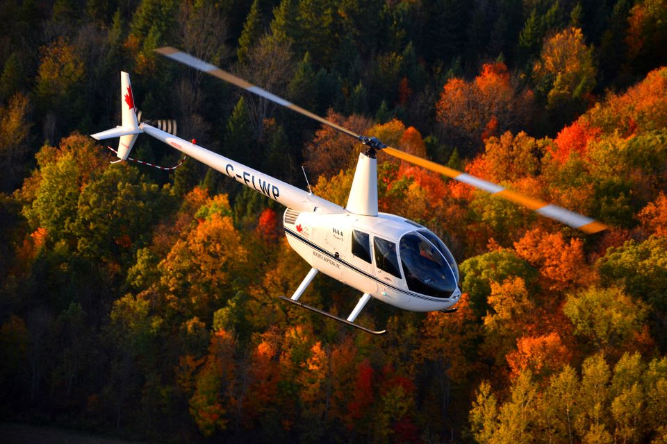 Gananoque: Helicopter Tour With Craft Brewery Stop and Lunch - Weight and Group Size