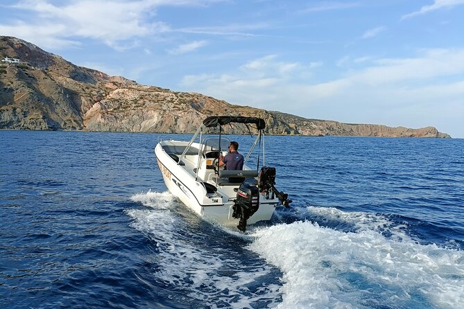 Half-Day Boat Rental With Skipper Option in Milos - Rental Upgrade Options