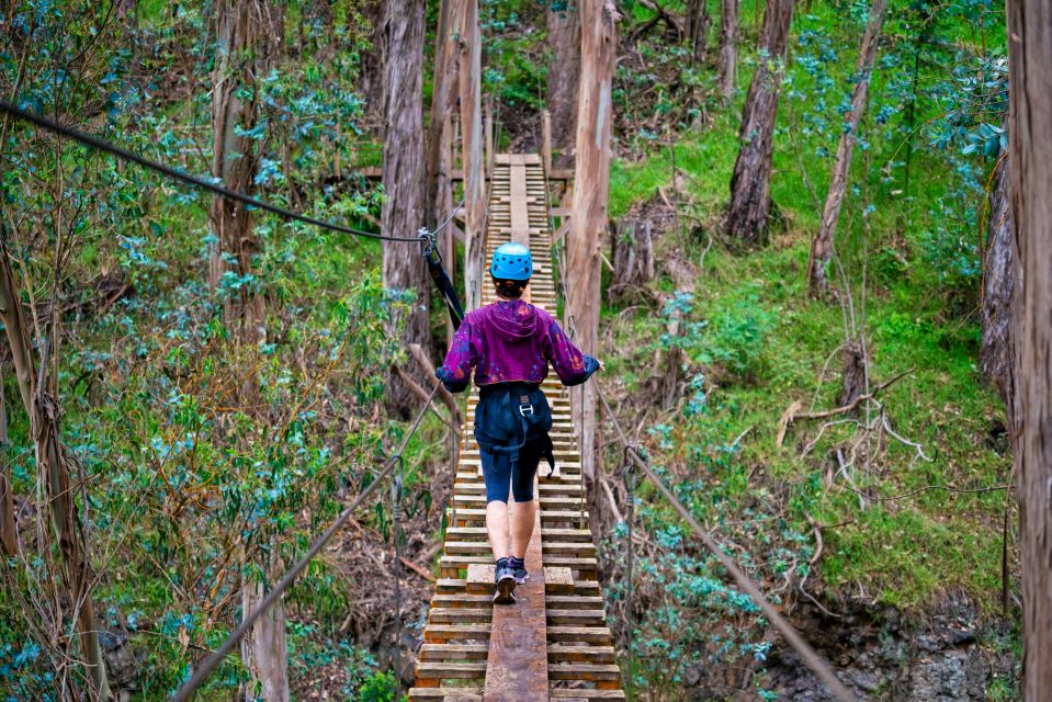 Maui: Haleakala 5-Line Zipline Adventure - Guided Hike on Uneven Terrain