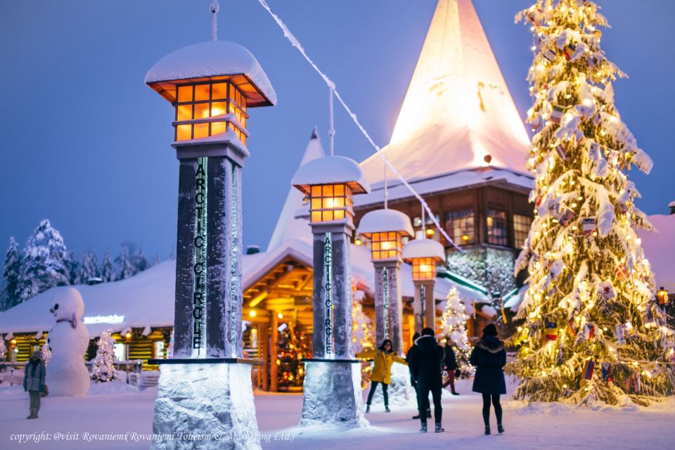 Meeting Santa Claus & Arctic Reindeer Safari & Hug Huskies - Meeting Authentic Santa Reindeers