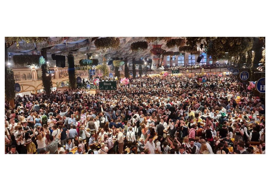 Munich: Oktoberfest Big Beer Tent Evening Table Reservation - Beverages and Food