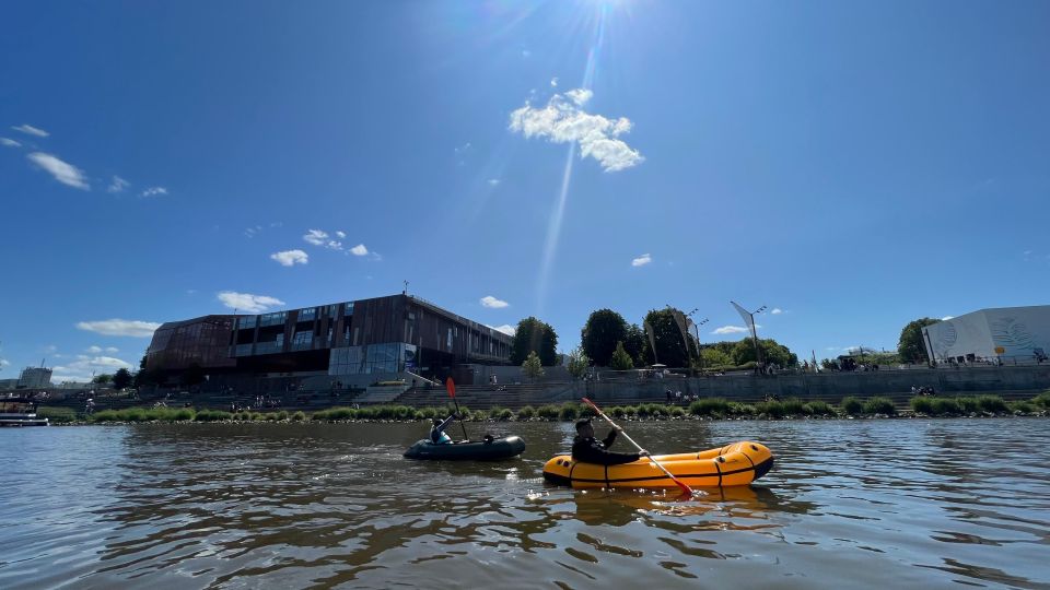 Packrafting Kayaking Guided Tour Vistula River Warsaw Poland - Meeting Location