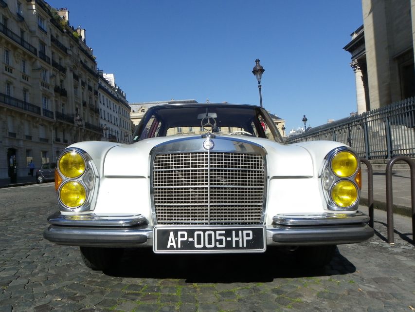 Paris: 2.5-Hour Guided Vintage Car Tour and Wine Tasting - Guided by Knowledgeable Driver/Guide