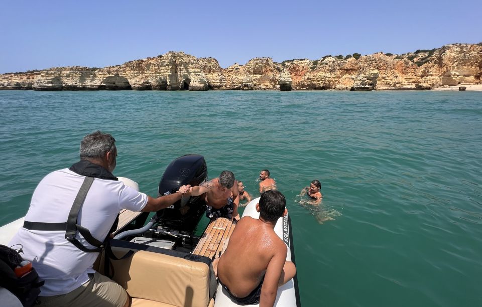 Portimão: Dolphin Watch & Benagil Caves With Biologist Guide - Tranquil Bay Swimming