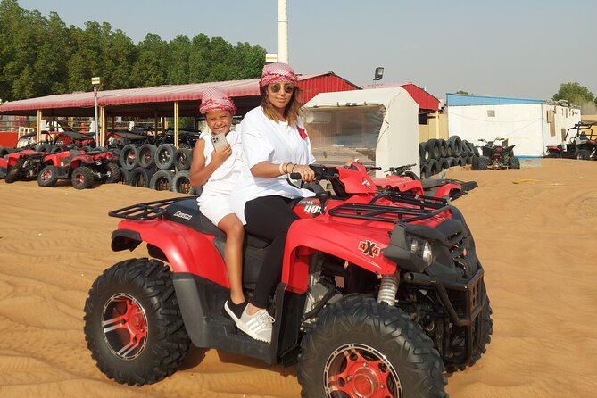 Private Morning Desert Excursion, Quadbike Sandboard & Camel Ride - Included Amenities