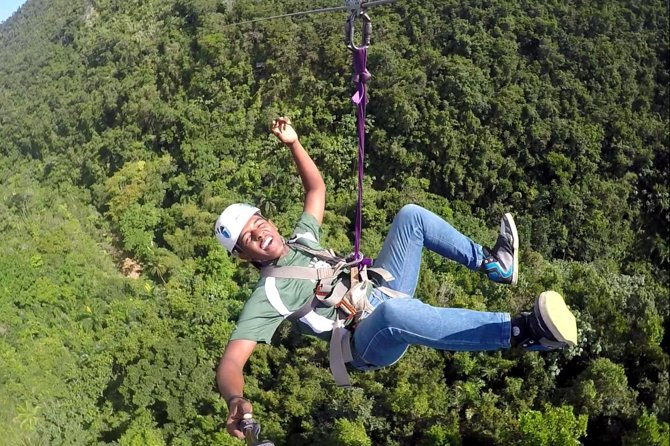 Samana Zip Line With Waterfalls & Culture Tasting - Scenic Zipline Adventure