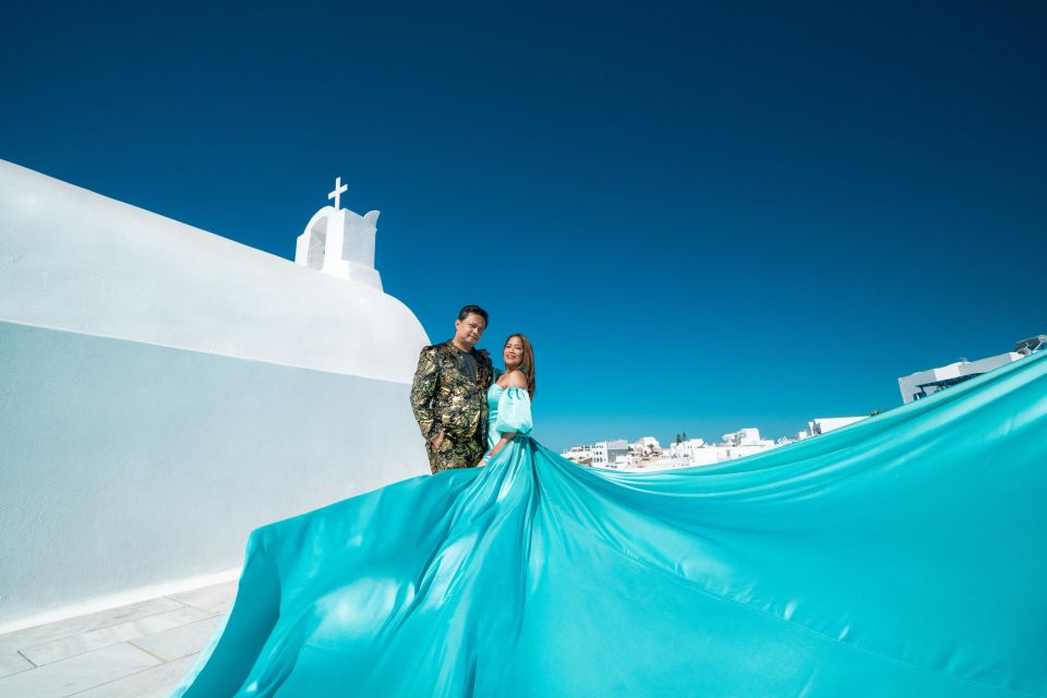 Santorini Flying Dress - Booking and Availability