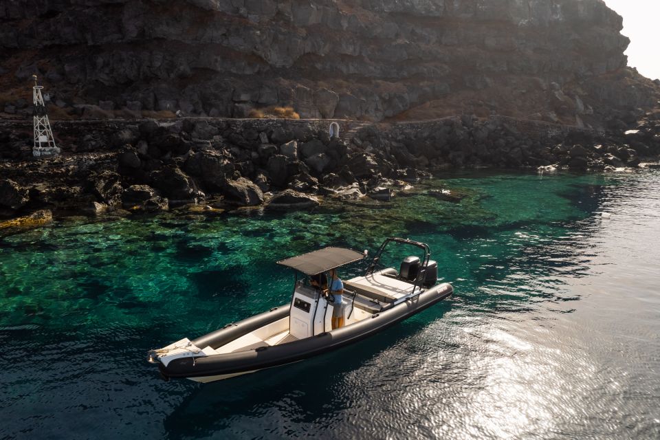 Santorini: Half Day Exclusive Speedboat Cruise - Pickup and Transportation