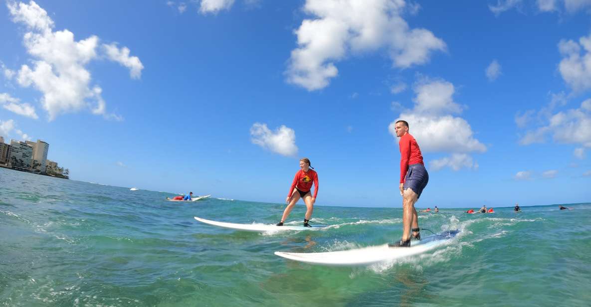 Two Students to One Instructor Surfing Lesson in Waikiki - Included and Not Included