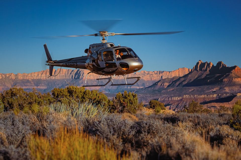 Zion National Park and Canaan Cliffs: Helicopter Tour - Scenic Aerial Views