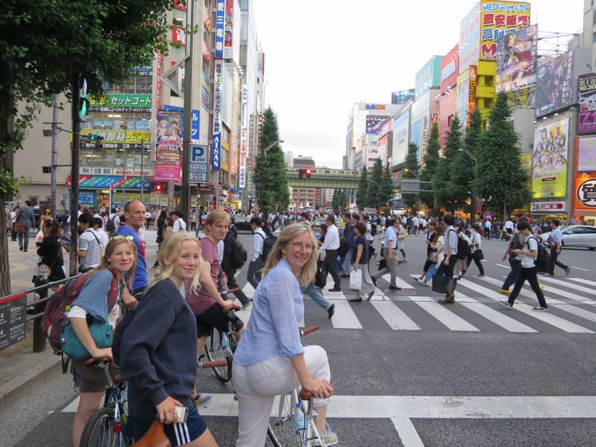 3-Hour Tokyo City Highlights Sunset Bike Tour - Directions