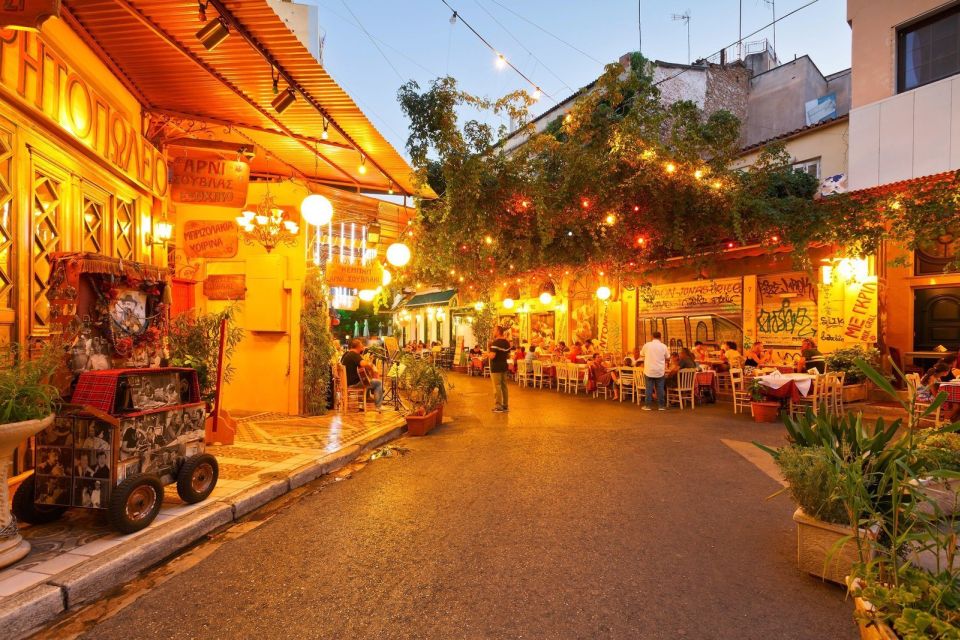 Athens: Food and Wine Tasting Tour at Night - Authentic Greek Dinner