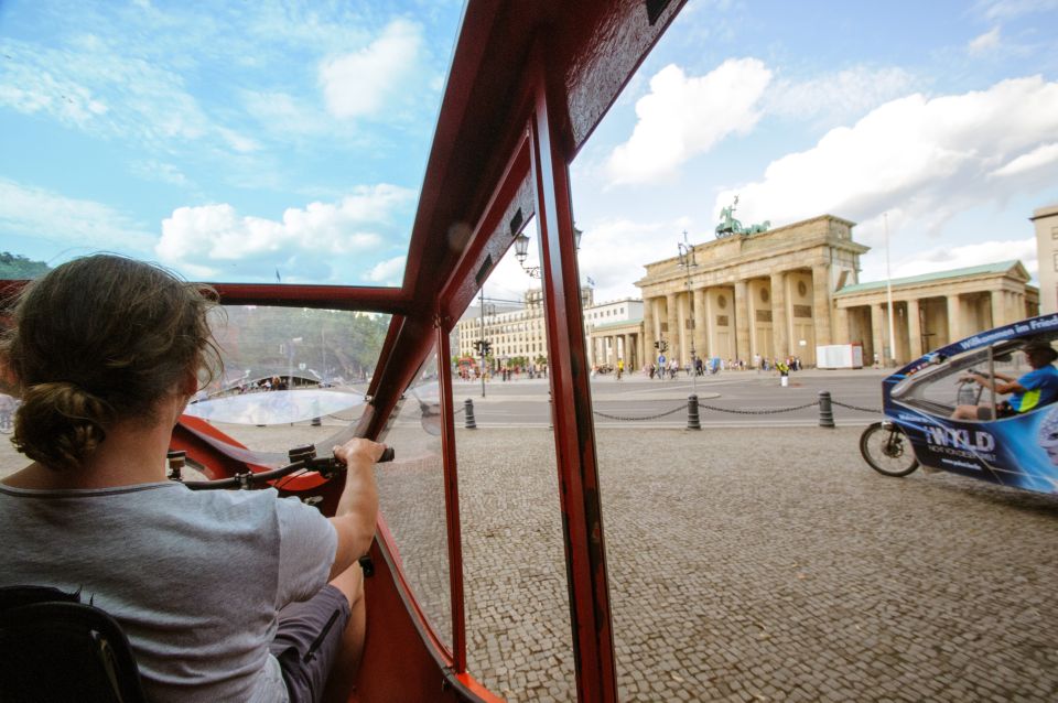 Berlin: Private E-Rickshaw Tour With Hotel Pickup Service - Bike and E-Scooter Accompaniment