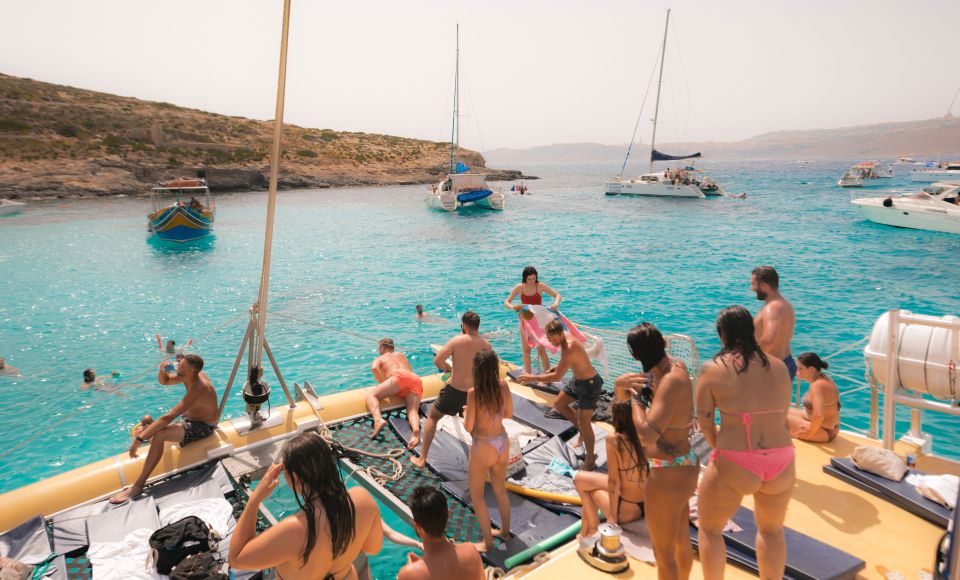 Comino: Blue Lagoon Catamaran Cruise With Lunch and Open Bar - Suitable Age Requirement