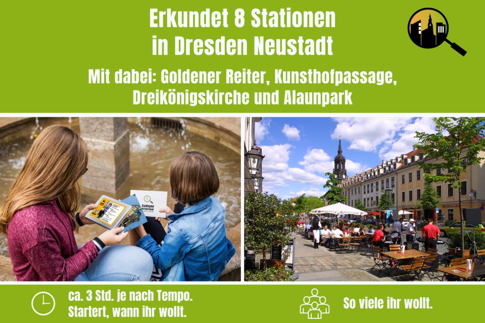 Dresden Neustadt: Scavenger Hunt for Children - Accessibility and Flexibility