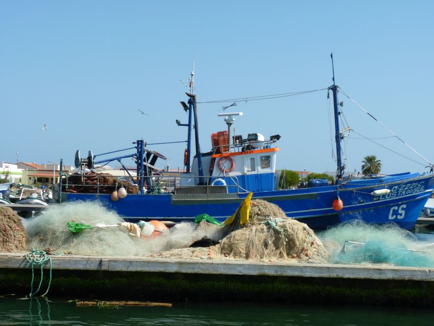 From Faro: 4 Stops, 3 Islands in Ria Formosa Catamaran Tour - Culatra Island Visit