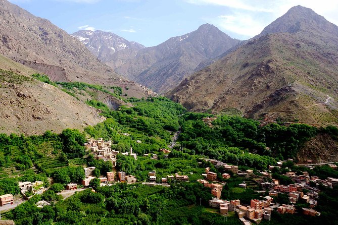 Marrakech to Atlas Mountains and 4 Valleys Day Trip - Local Guesthouse Lunch and Mint Tea