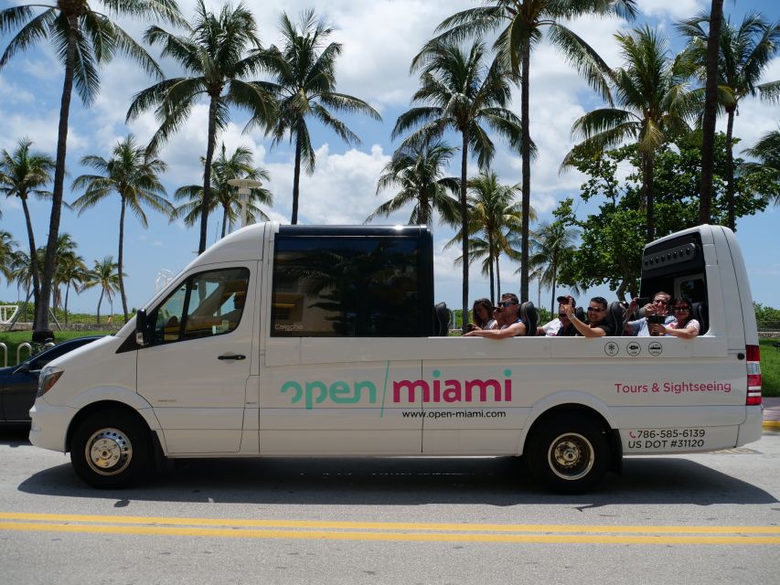 Miami Sightseeing Tour in a Convertible Bus (French) - Key Destinations