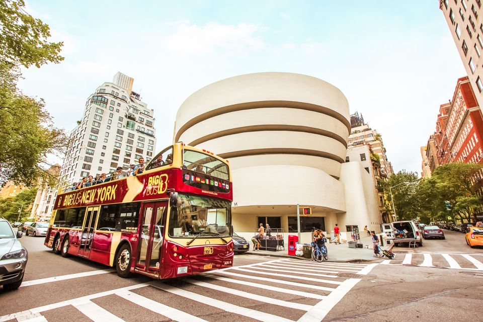 New York: Hop-on Hop-off Sightseeing Tour by Open-top Bus - Boat Cruise Around Liberty Island