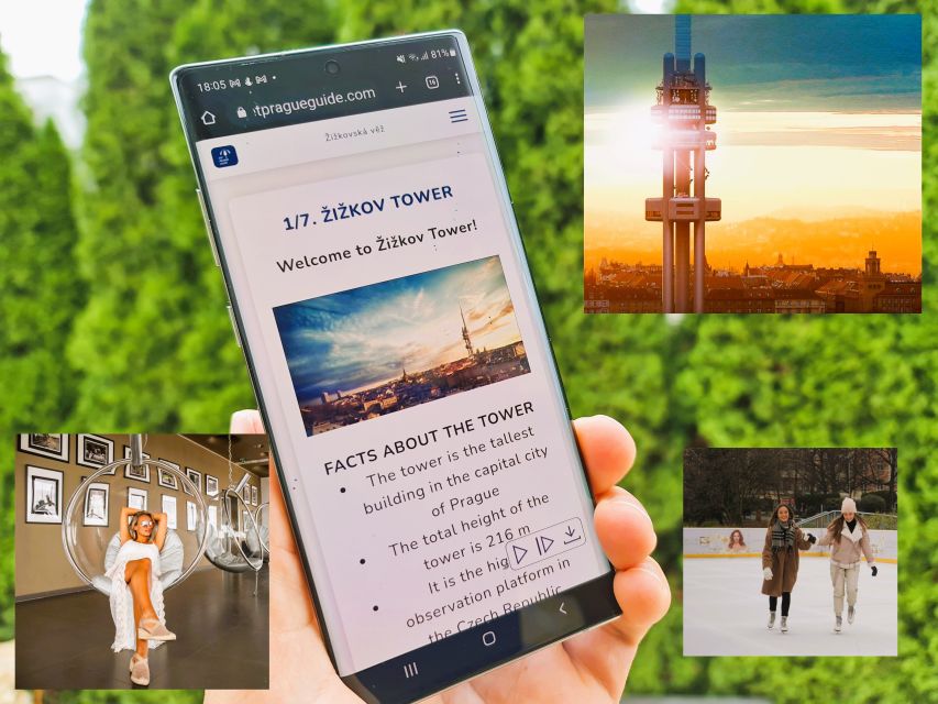 Prague: ŽIžKov Television Tower E-Ticket With Audio Guide - Themed Observation Decks