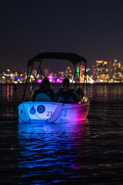 San Diego: Night Date Glow Pedal Boat With Downtown Views - Stunning Views of Skyline