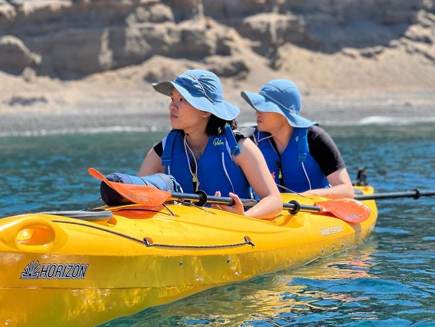 Santorini: Sea Caves Kayak Trip With Snorkeling and Picnic - Gear and Safety Provided