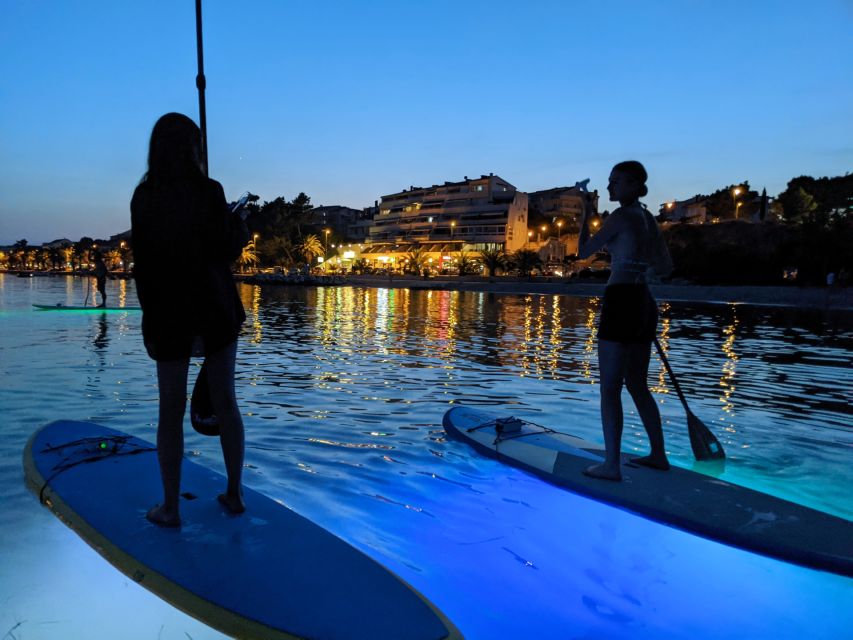 Split: Stand Up Paddleboard Night Glow Tour - Safety Briefing and Guided Tour