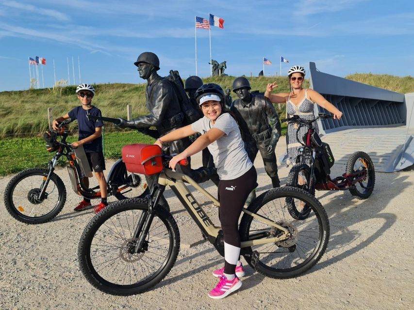 The Landing Beaches of Normandy by E-scooter or E-bike ! - Tour Duration and Language Options