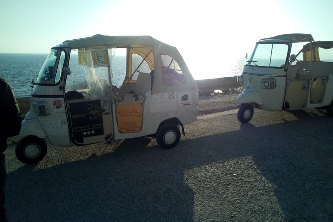 Tour in Ape Calessino (Tuk Tuk) 4 Districts + Poetto Beach + Pink Flamingos - Pricing and Group Sizes