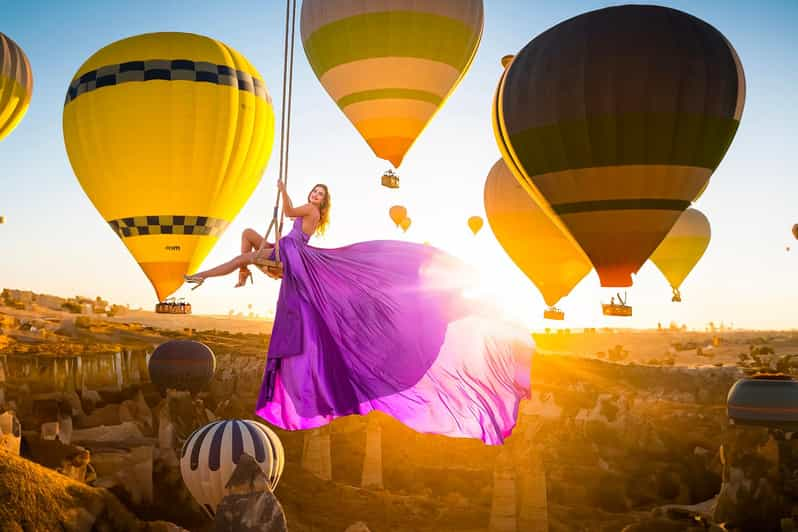 Cappadocia: Taking Photo With Swing at Hot Air Balloon View - Receiving the Photos and Videos