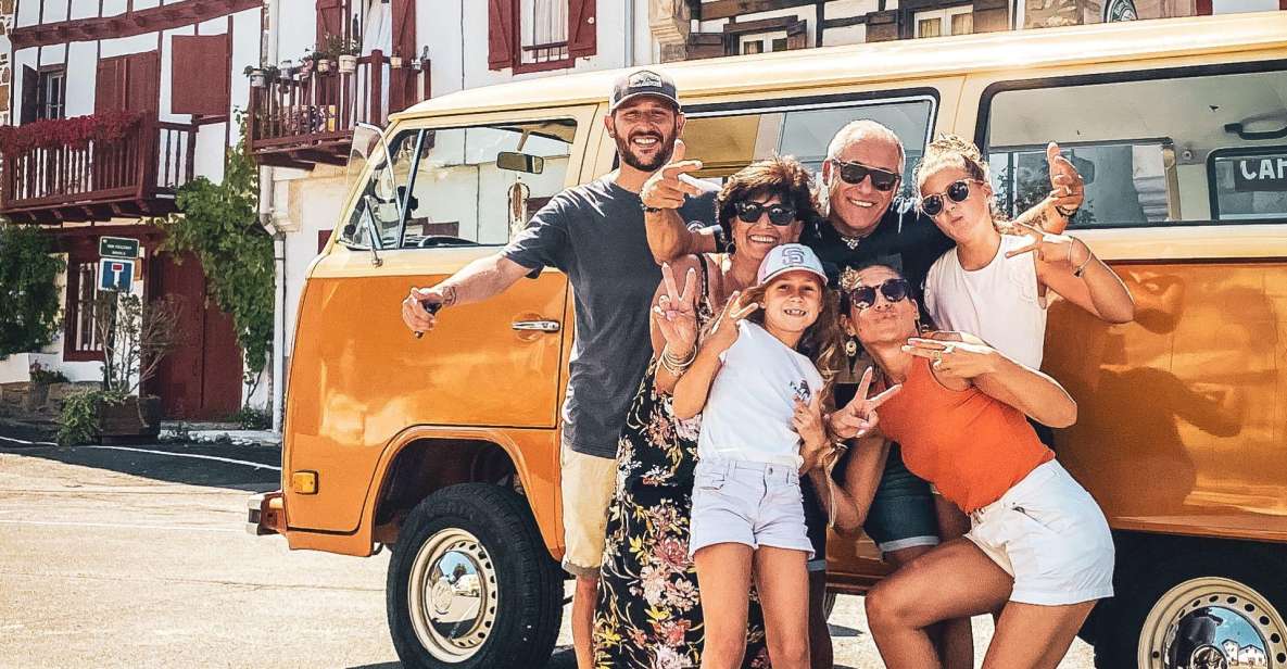 French Basque Country Private Day Tour in an 70s VW Combi - Biarritz Lighthouse End