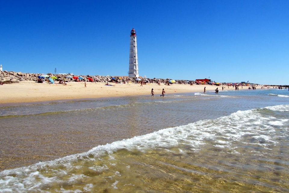 From Faro: 4 Stops, 3 Islands in Ria Formosa Catamaran Tour - Hangares Observation