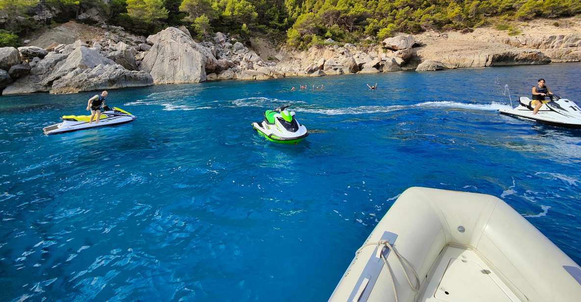 From San Antonio: Jet Ski Tour to Cala Aubarca With Swimming - Explore Ibiza From a New Perspective