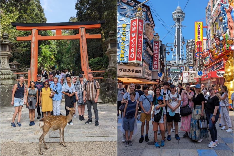 NARA E-BIKE / OSAKA HISTORY FOOD Review - Souvenir Photos