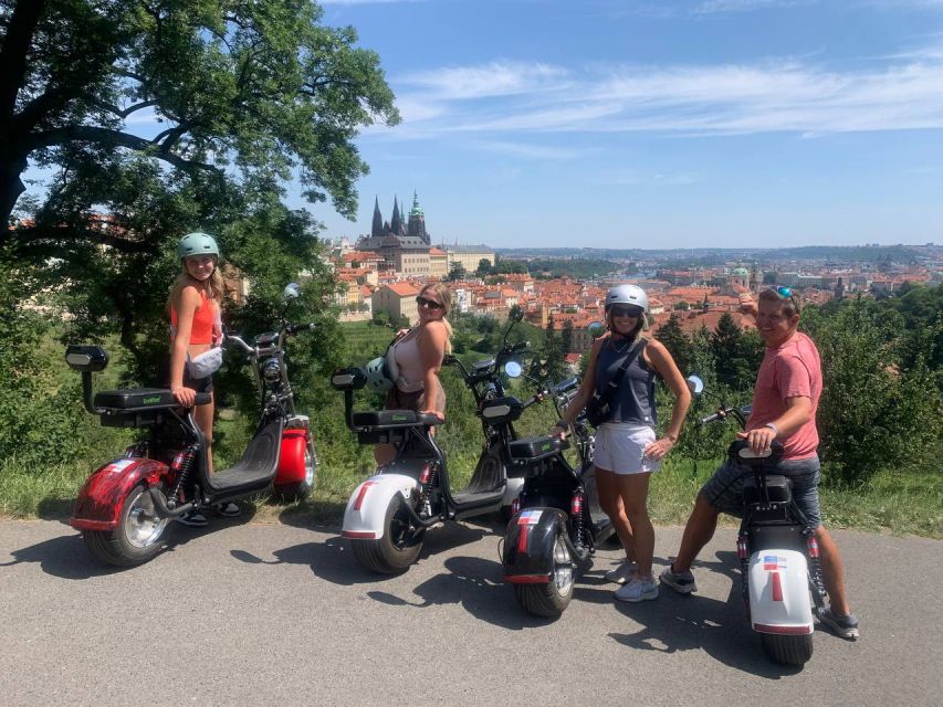 Prague 3H Grand Fat-Tire E-Scooter Tour With Panoramic Views - Tasting Monastery Beer