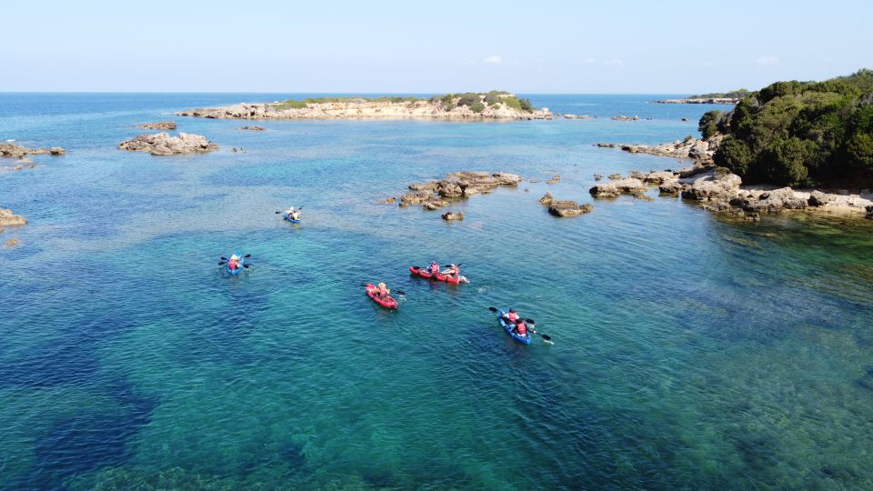 Private Sea Kayak Over Sunk City of Ancient Feia - Secluded Beach Stopover