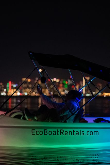 San Diego: Night Date Glow Pedal Boat With Downtown Views - Guided Experience With Crew