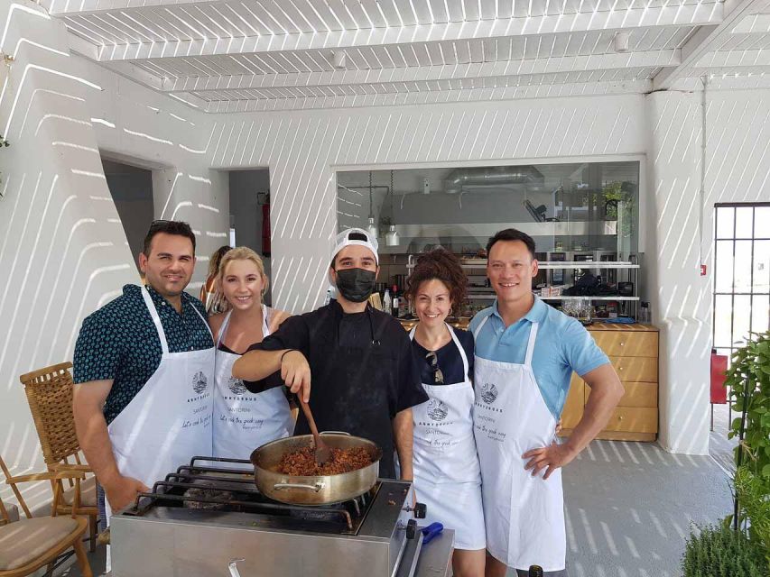 Santorini: Private Cooking Class and Wine Tasting Tour - Cooking Class and Lunch