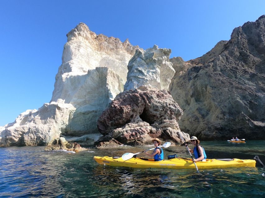 Santorini: Sea Caves Kayak Trip With Snorkeling and Picnic - Frequently Asked Questions