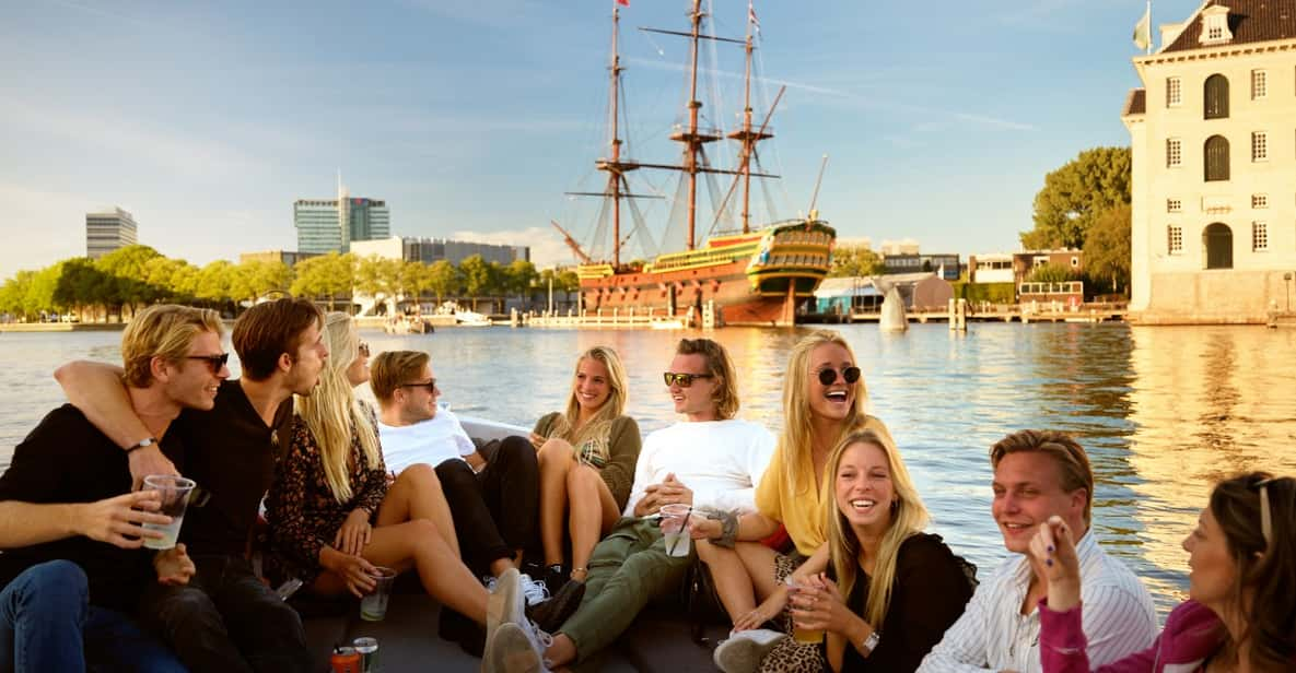 Amsterdam: 1.5-Hour Guided Canal Cruise With Drinks & Snacks - Key Points