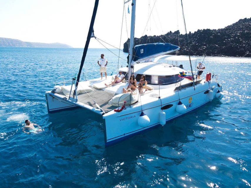 Best of Santorini Private Half-Day Catamaran Cruise - Key Points