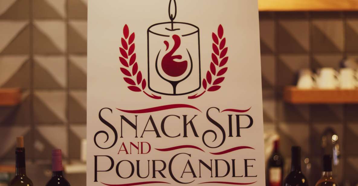 Downtown Los Angeles Snack, Sip and Pour Candle Experience! - Key Points