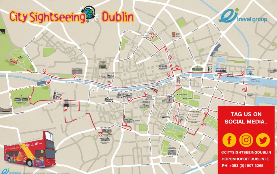 Dublin: City Sightseeing Hop-On Hop-Off Bus Tour - Key Points